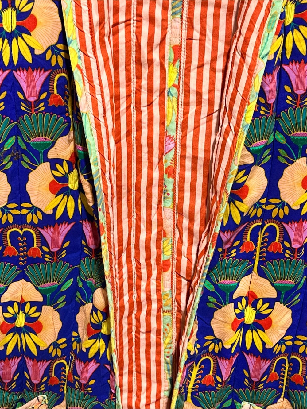 Anthropologie Mary O'Malley Reversible Quilted Robe M/L Modal - Picture 5 of 12